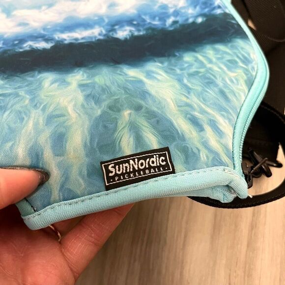 SunNordic Pickleball Blue Paddle Sleeve Case - Picture 2 of 7